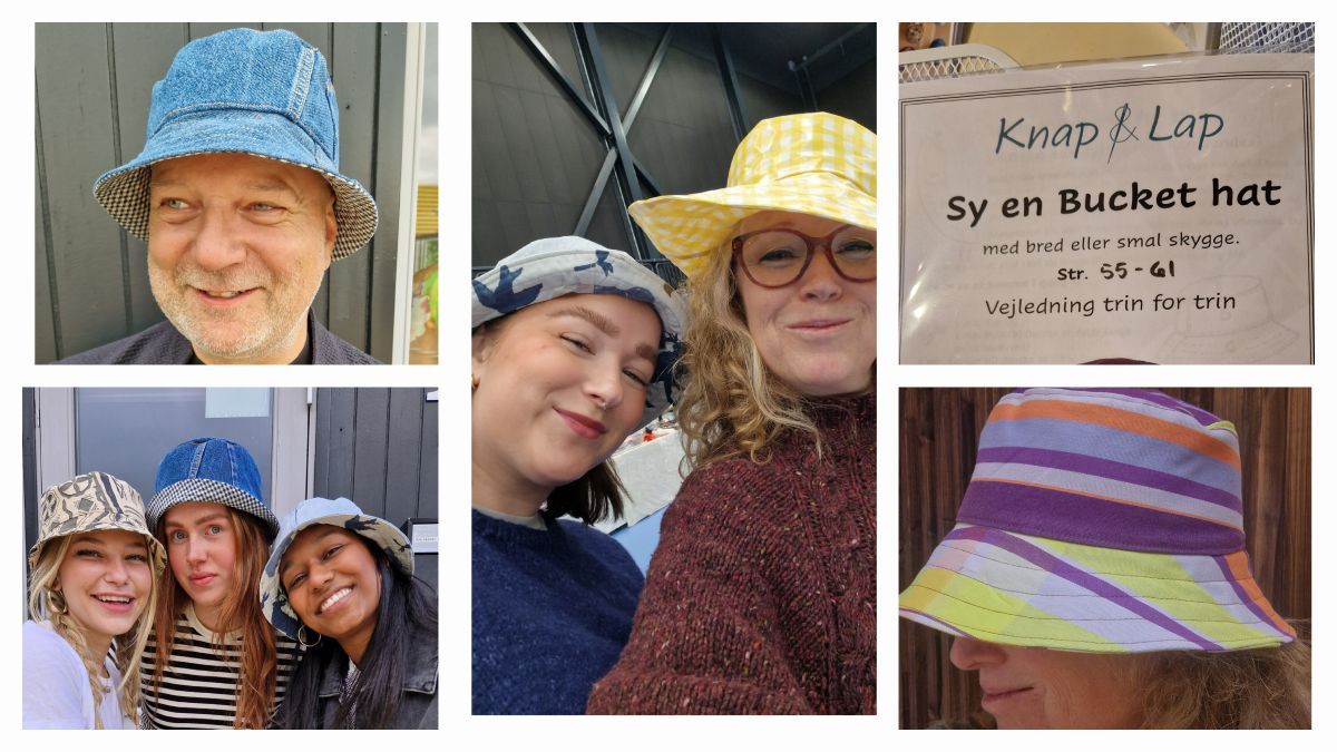 Kom og sy Buckethatte / Bøllehatte sammen med din familie, kolleger eller venner