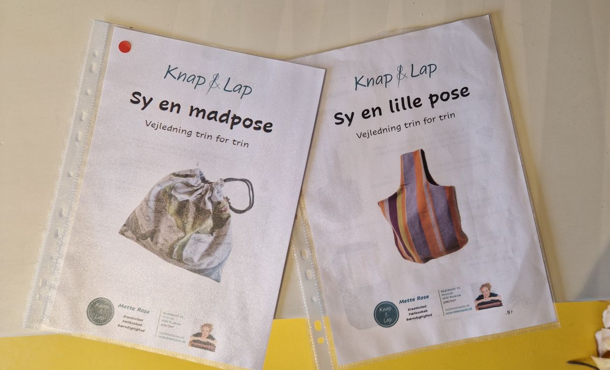 Alle kan sy. Det er et spørgsmål om hvor du starter. De her små projekter kan alle nå i mål med. 