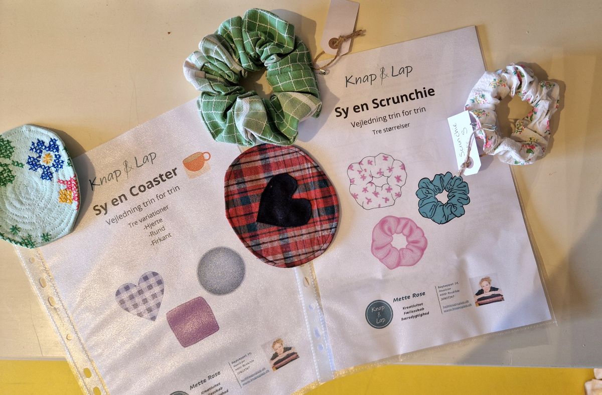 Alle kan sy. Det er et spørgsmål om hvor du starter. De her små projekter kan alle nå i mål med. 