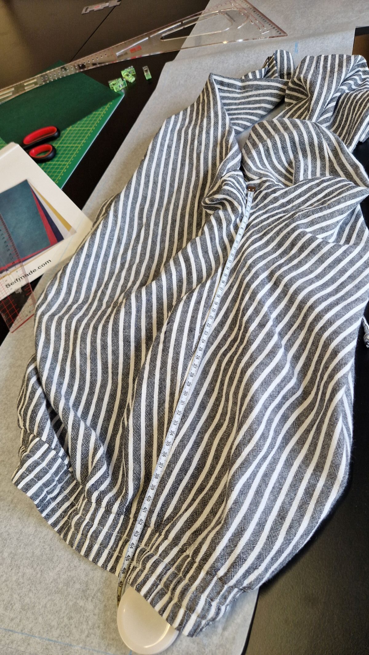 Når du laver et mønster pba et par andre bukser, er det vigtigt at du måler efter en ekstra gang